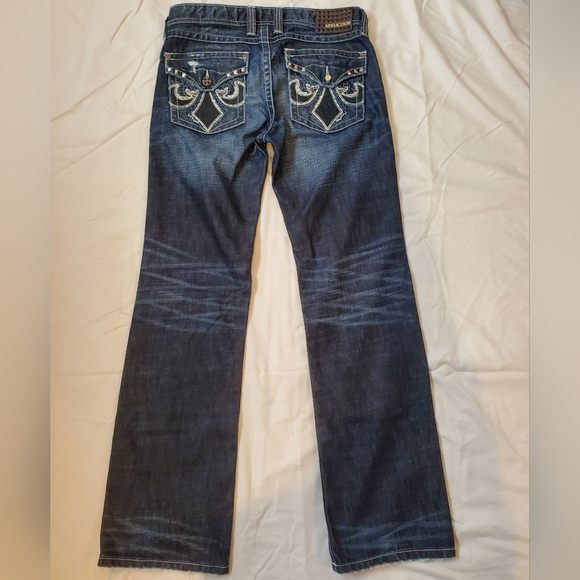 Mens Buckle Jeans - Picture 2 of 4